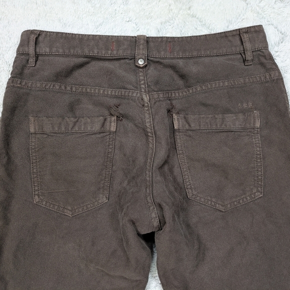 John Varvatos Converse Pants Mens 30 Brown Cotton Twill Straight Chunckin Skinny - Picture 10 of 10